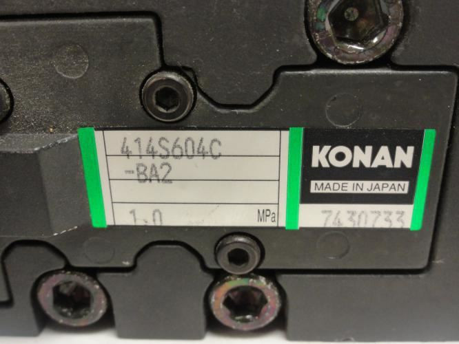 Konan 414S604C-BA2; Solenoid Valve 1.0 MPa; 115/120VAC; 1/2 FNPT