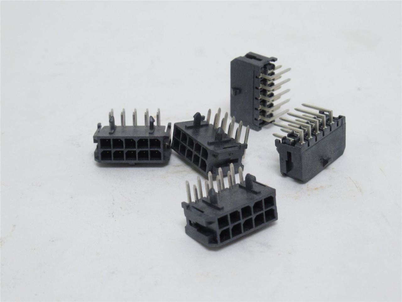 Molex 43045-1002; Lot-5 Header Connector; RA; 10Pos; 2-Row
