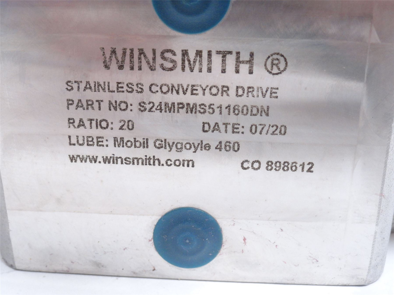 Winsmith S24MPMS51160DN; Gear Reducer; SS; 20:1 Ratio