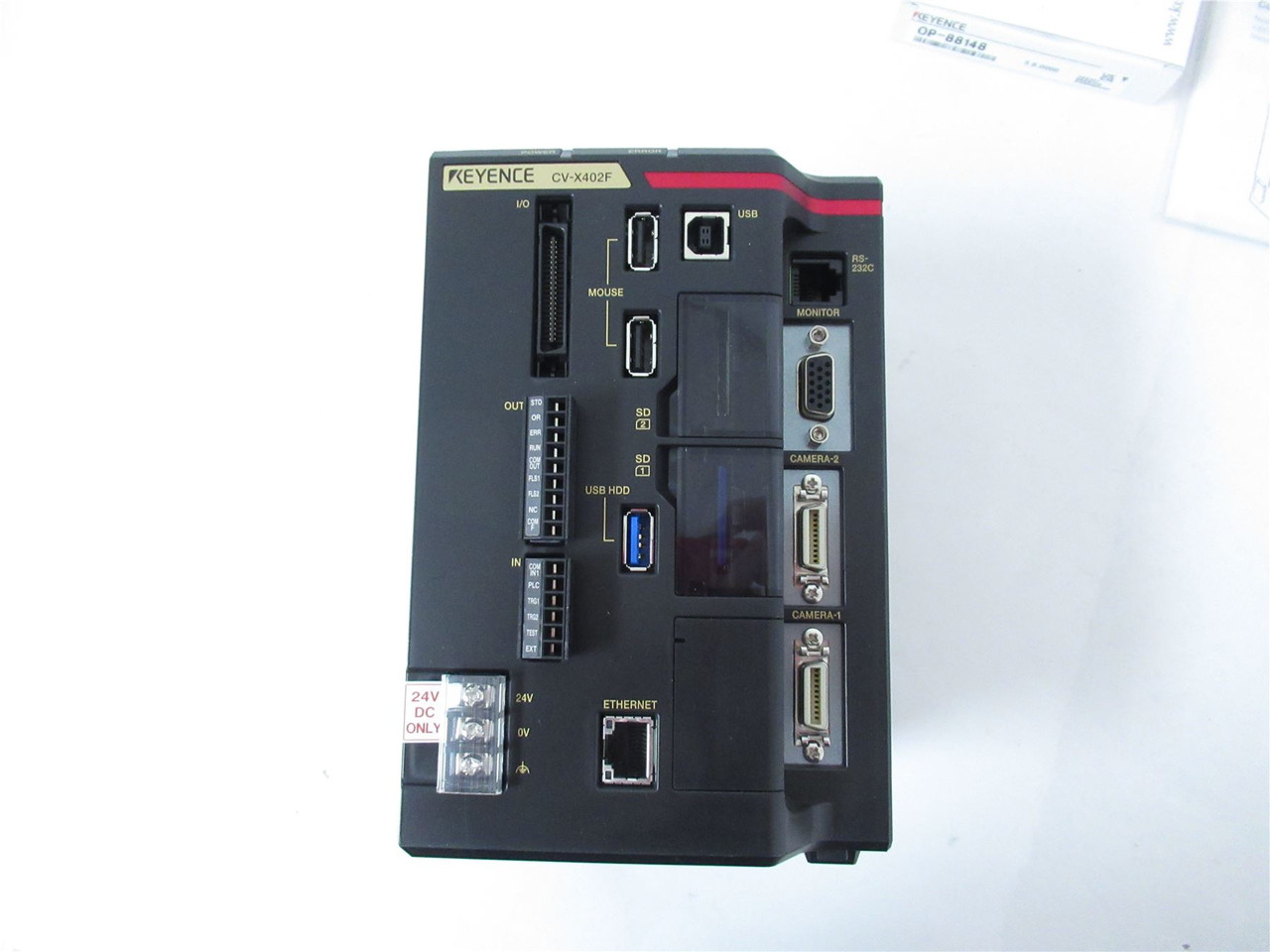 Keyence CV-X402F; CONTROLLER 0.47M PIXEL CAMERA SUPPORT TYPE