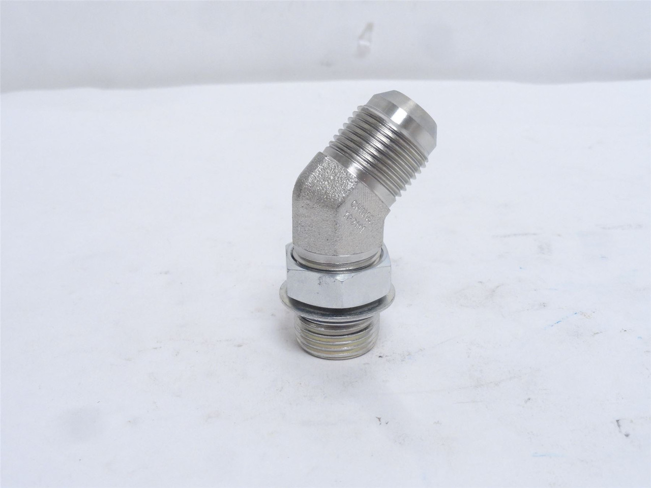 Brennan 6802-10-10-NWO-FG; Elbow; 45Deg; 5/8 BOSS x 5/8 JIC