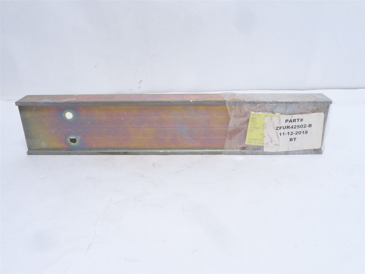 Cryovac ZFUR42502-B; Slide Plate; 15-3/4" Long x 3" Wide