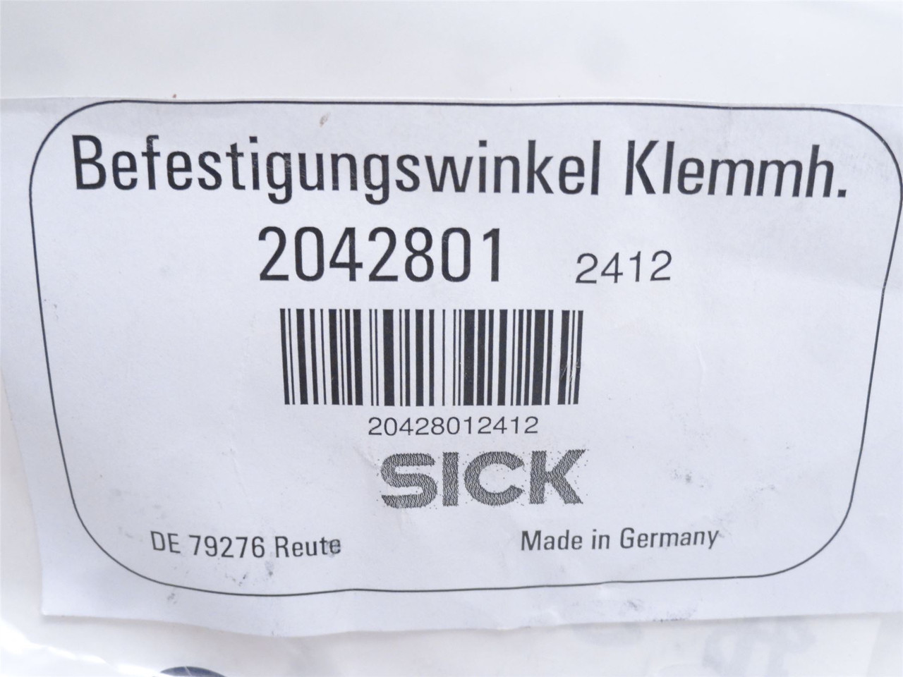 SICK 2042801; Aligning Bracket Assembly