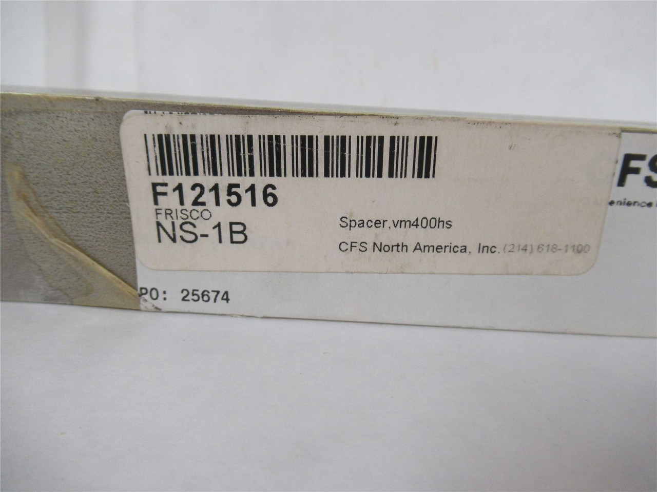 Koppens F121516; Spacer vm400hs