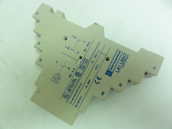 Telemecanique LA1LB017; Aux Contact Block; 2NO+1NC; 3A; 240VAC