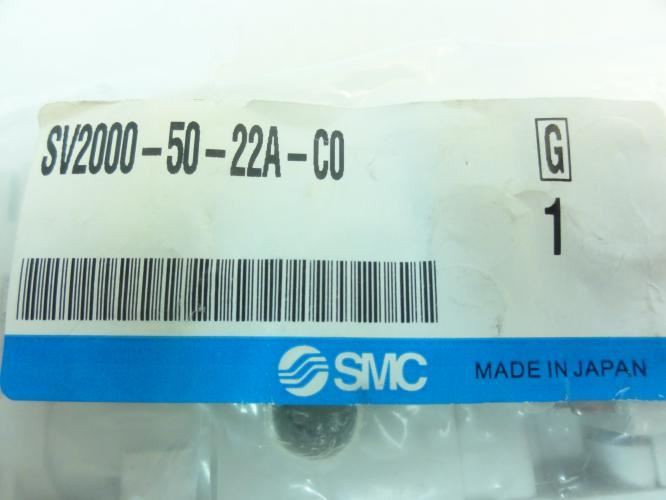 SMC SV2000-50-22A-C0; Solenoid Manifold