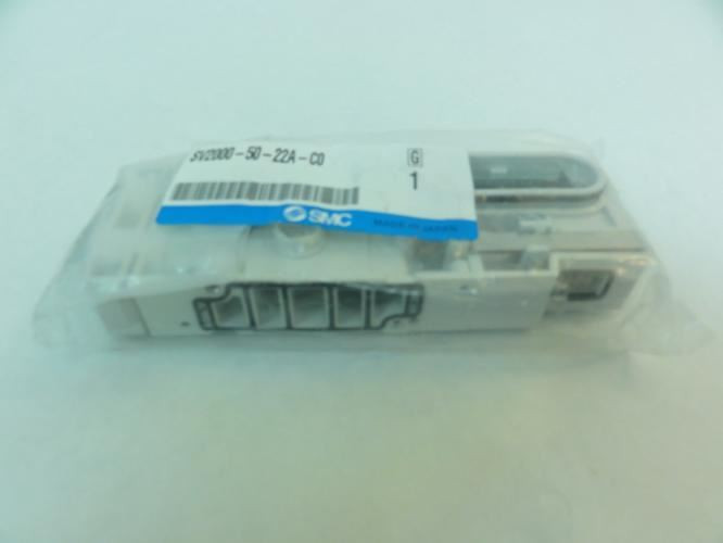 SMC SV2000-50-22A-C0; Solenoid Manifold