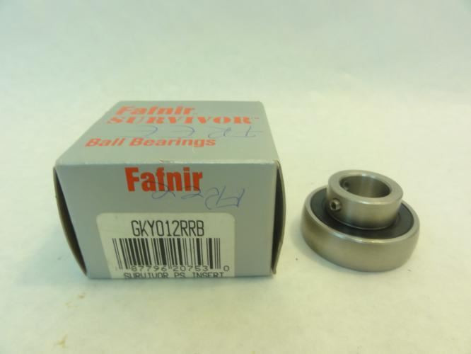 Fafnir GKY012RRB; Bearing Insert; 19mm ID; 47mm OD