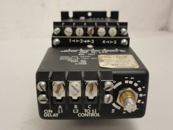 ISSC 1014-1J1B; Timer Relay Model 1014; 115VAC 0.5~50s