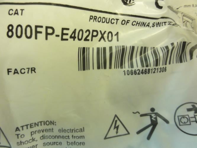 Allen-Bradley 800FP-E402PX01; Extended Push Button; Momentary