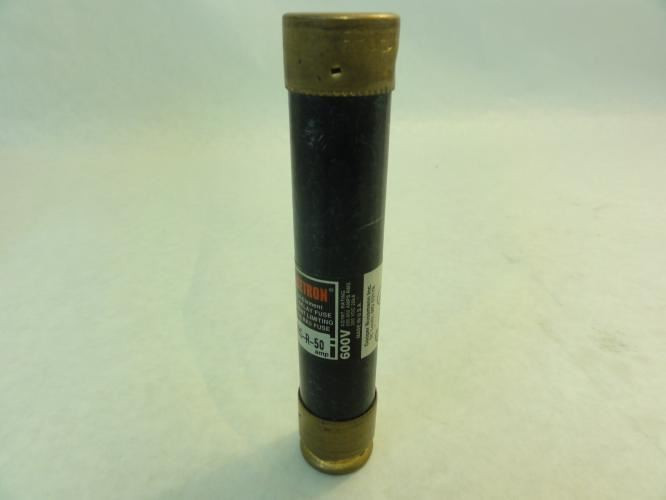 Fusetron FRS-R-50; Time-Delay Fuse; 50A; 600V; Dual-Element