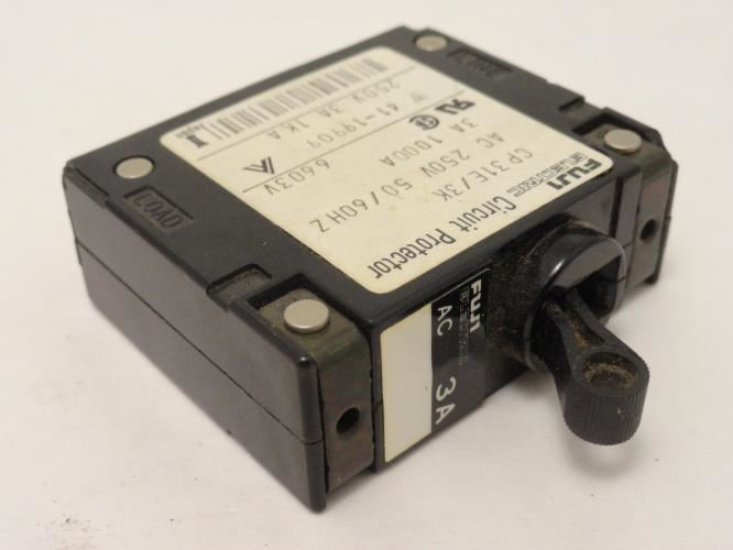 Fuji Electric CP31E/3K; Circuit Protector 3A 250VAC