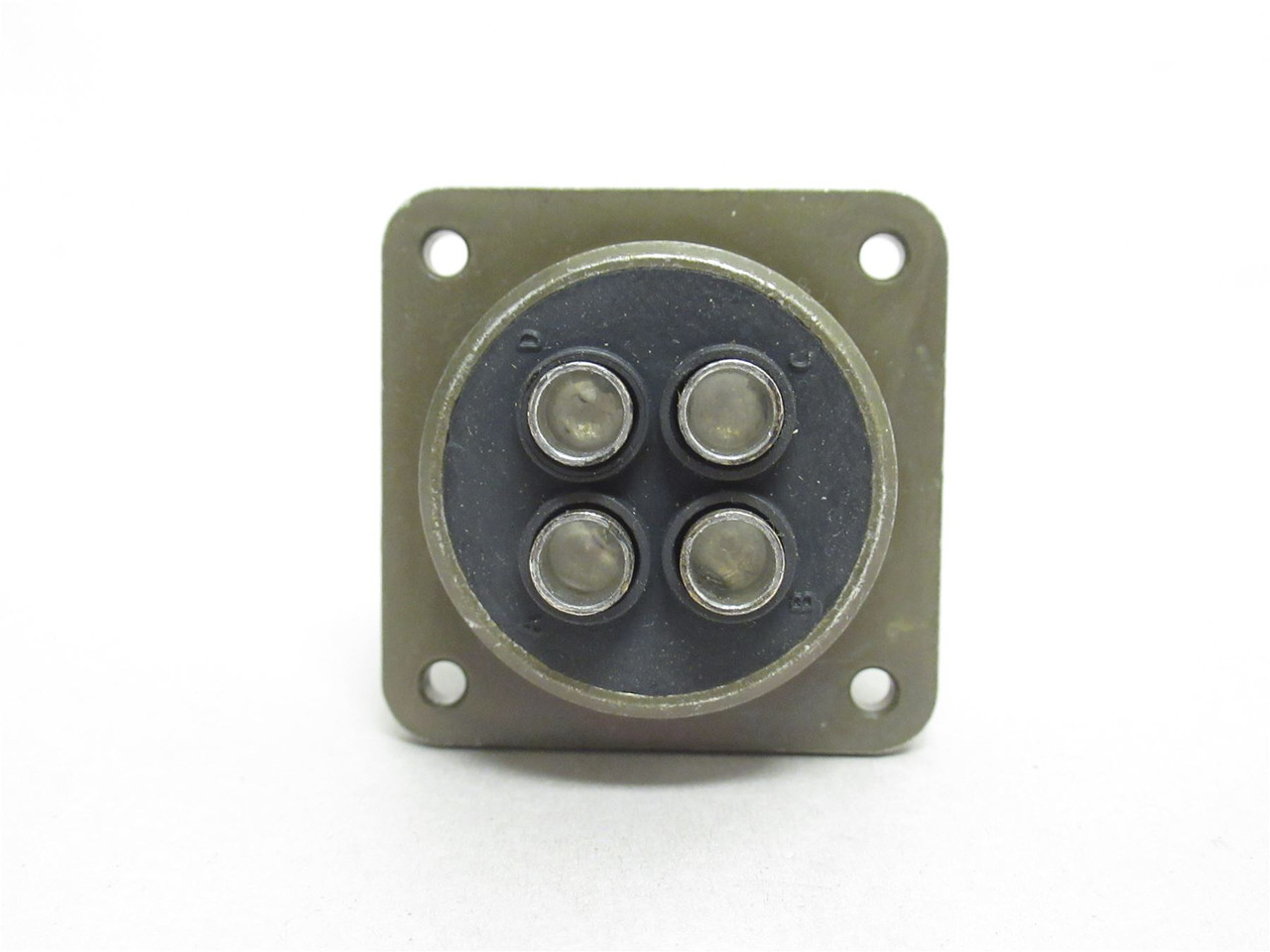 Amphenol MS3102A22-22P; Circular Connector Receptacle; 4-Pin