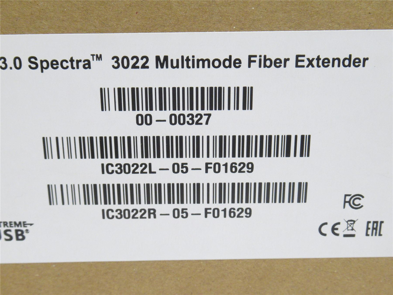 Icron IC3022L-05-F01629; Multimode Fiber USB Extender; 2-Port