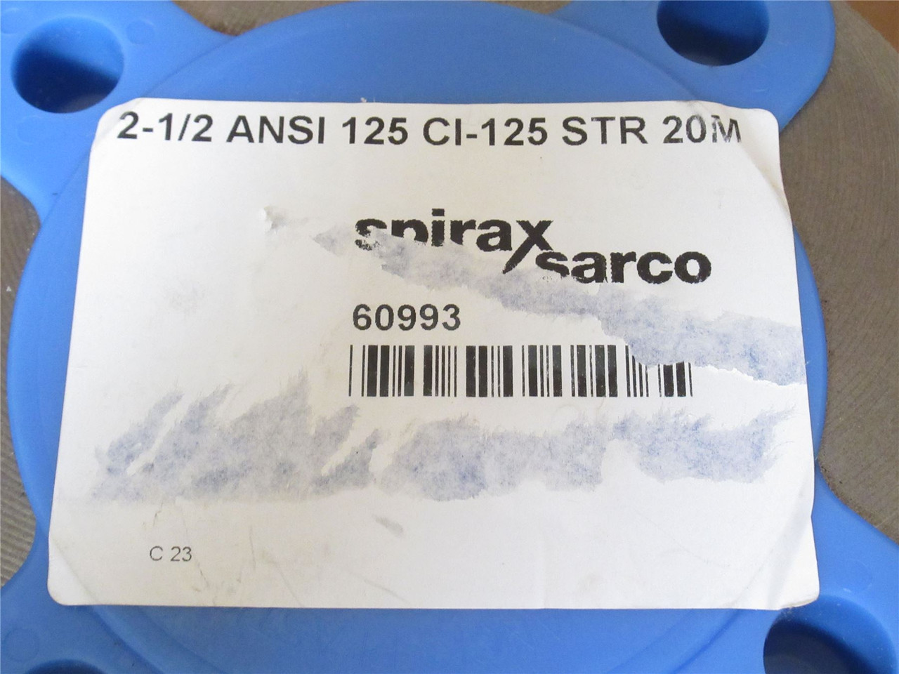 Spirax-Sarco 60993; Flanged CI-125 Y-Strainer; 2-1/2"