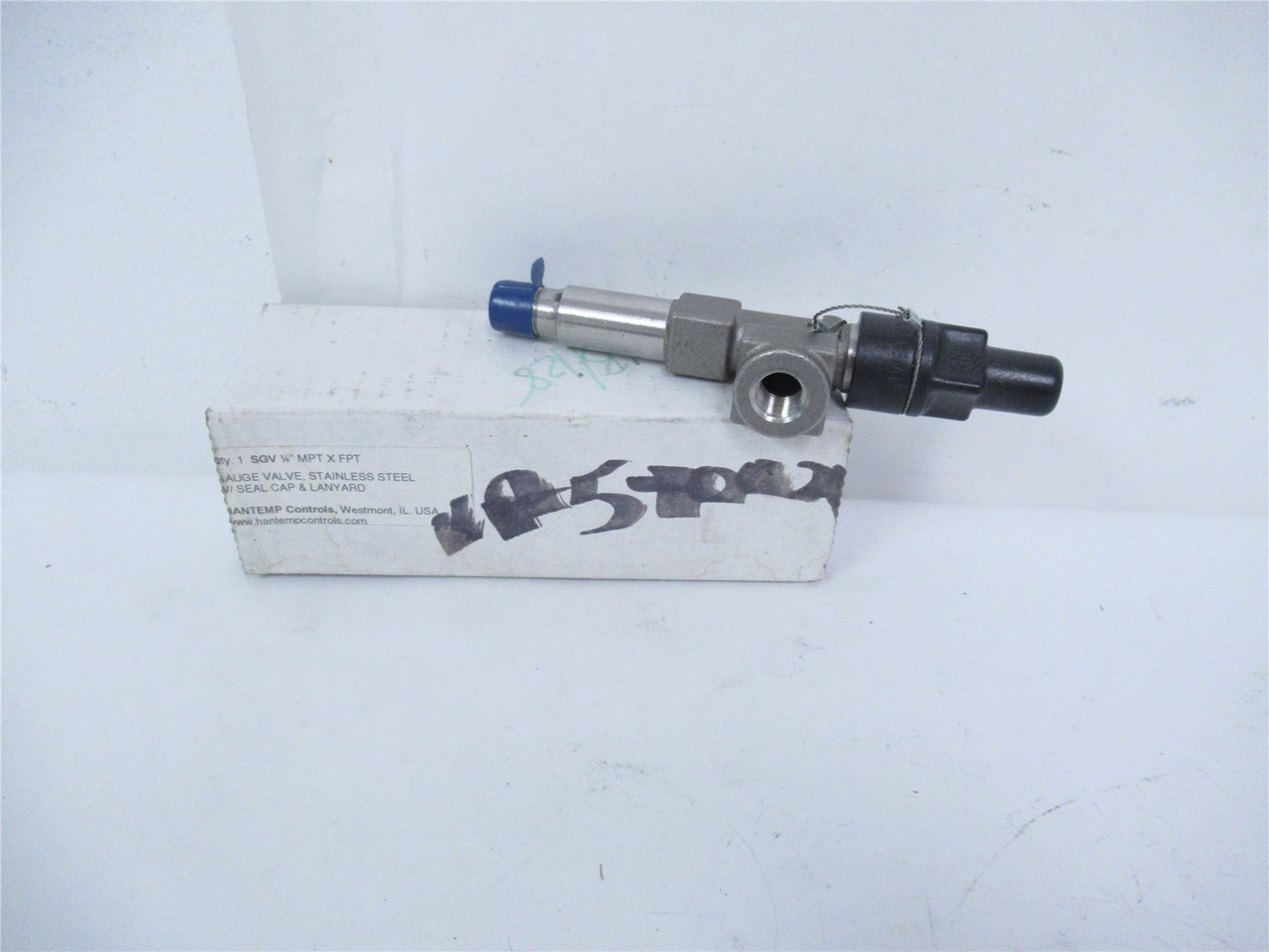 Hantemp Controls SVG 1/4"MPT X FPT;  Valve for GAUGE 1/4" SS