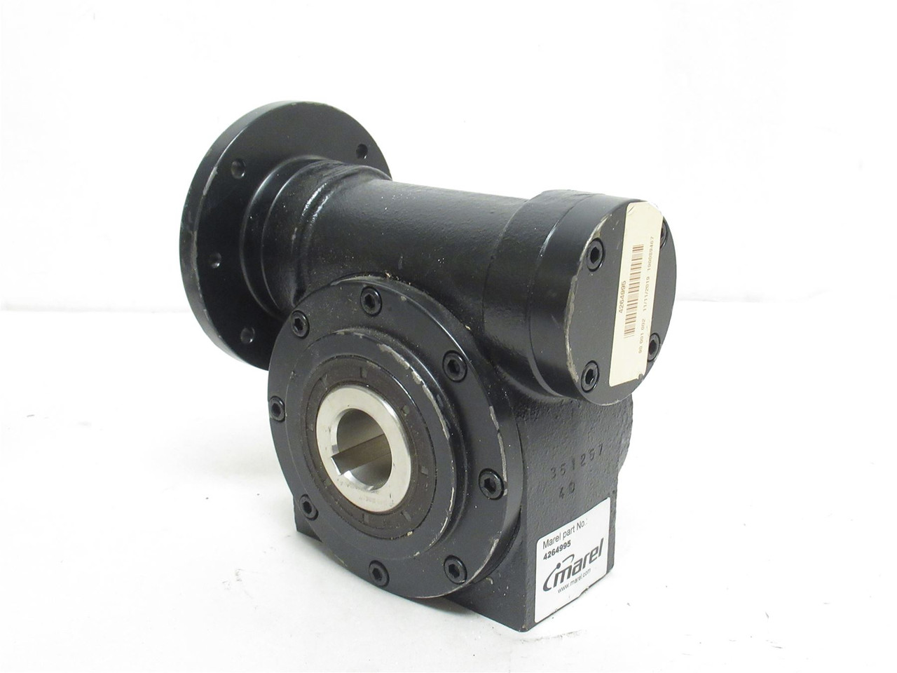 Marel 4264995; Gear Reducer; 40:1 Ratio; RA; 3/4" Input Shaft
