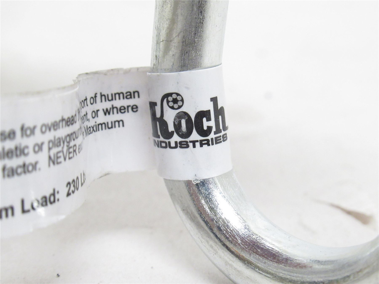 Koch 245373; Lot-2 Zinc-Plated Cast Aluminum Spring Snaps