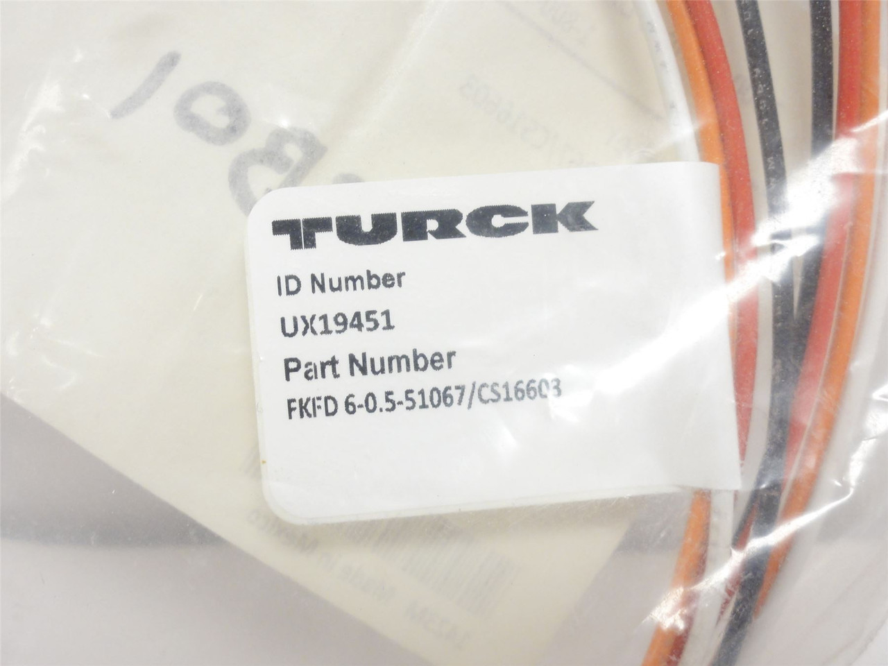 Turck FKFD 6-0.5-51067; Front Mount Sensor Receptacle UX19451