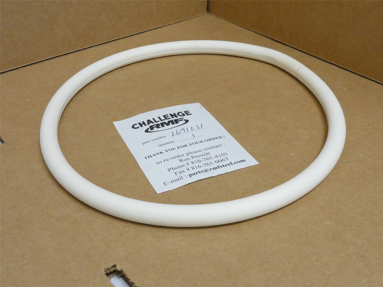 Challenge RMF 1691030; Inspection Hatch O-Ring; 8-3/4"ID