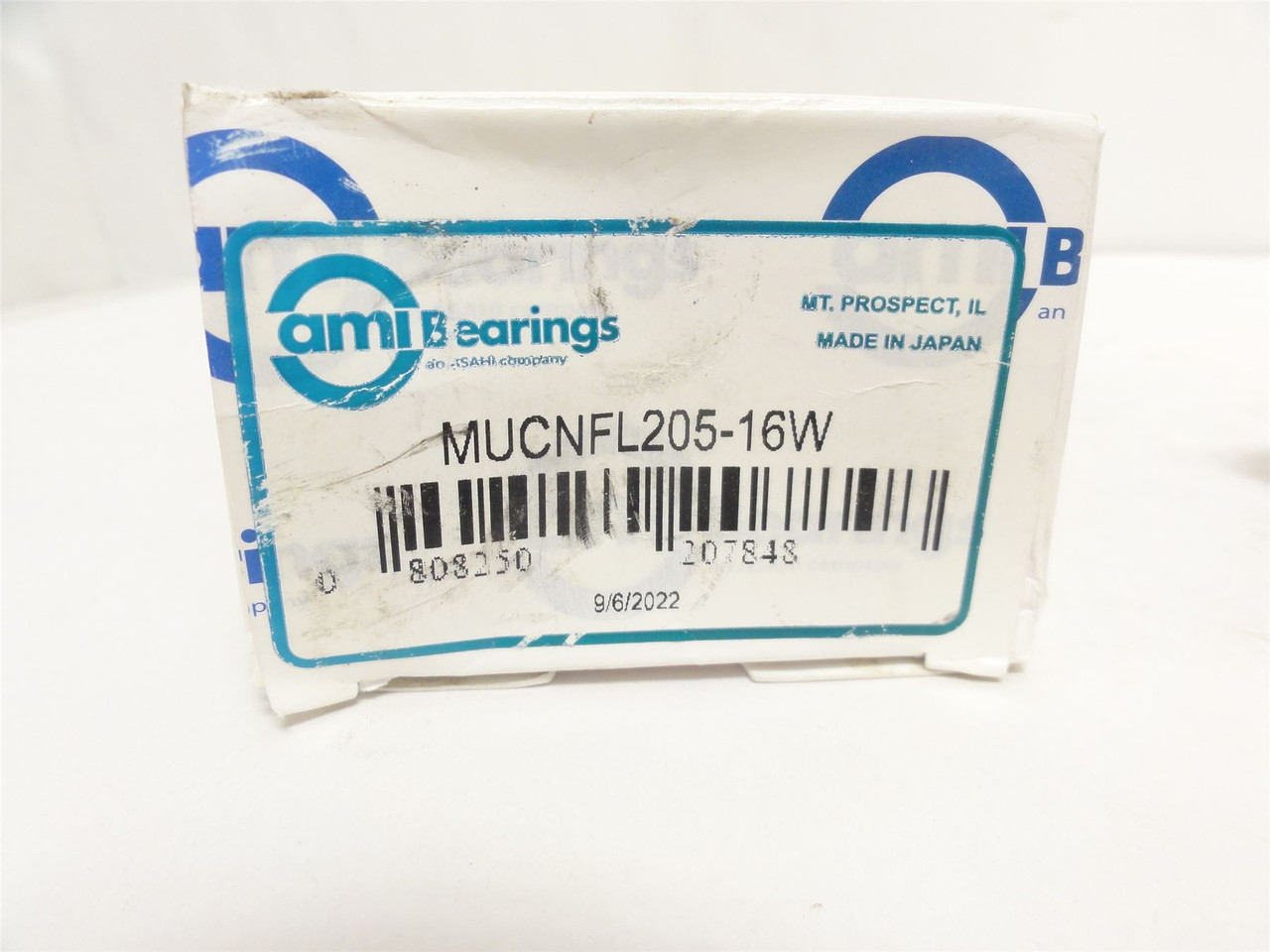 AMI MUCNFL205-16W; Flange Bearing 1"ID; 2-Bolt Mount