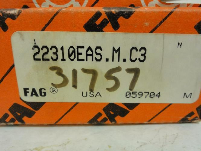 FAG 22310EAS.M.C3; Spherical Roller Bearing 40mm ID x 110mm OD
