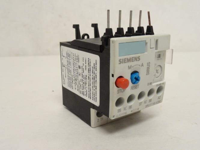 Siemens 3RU1116-1CB0; Thermal Overload Relay; 1.8-2.5A; 690VAC