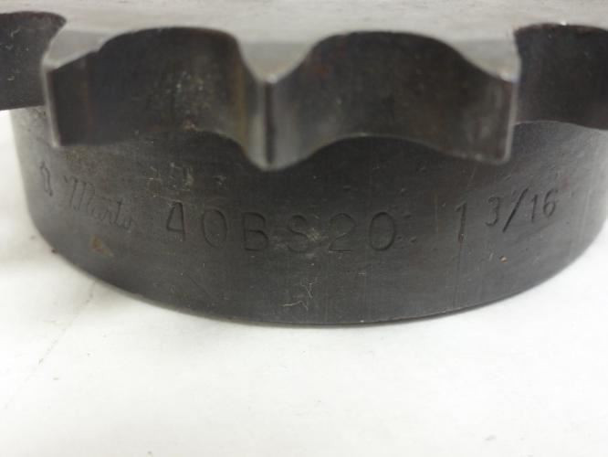 Martin 40BS20-1-3/16; Sprocket # 40; 20Teeth; 1-3/16"ID
