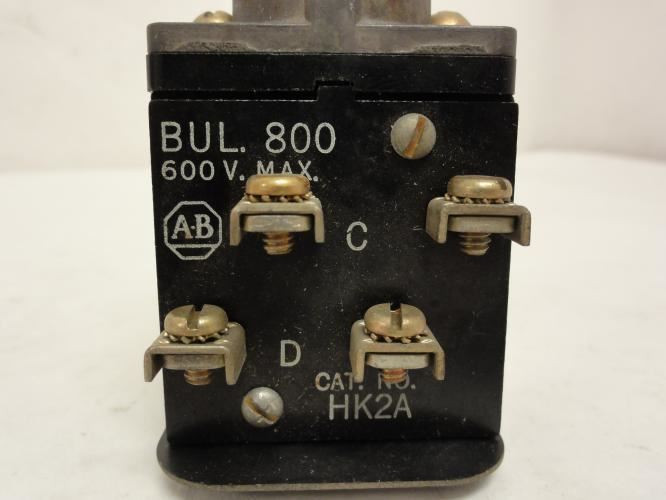 Allen-Bradley 800-HK2A; Selector Switch; 600V; 2-Pos.