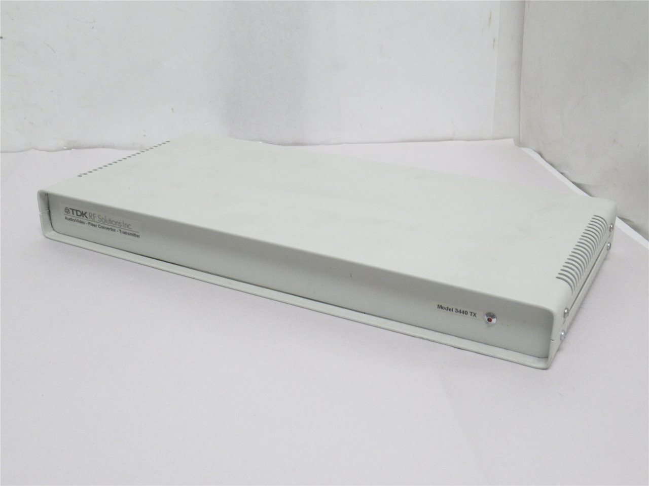 TDK 34400-TX; Audio/Visual Fiber Converter-Transmitter; 100-230VAC