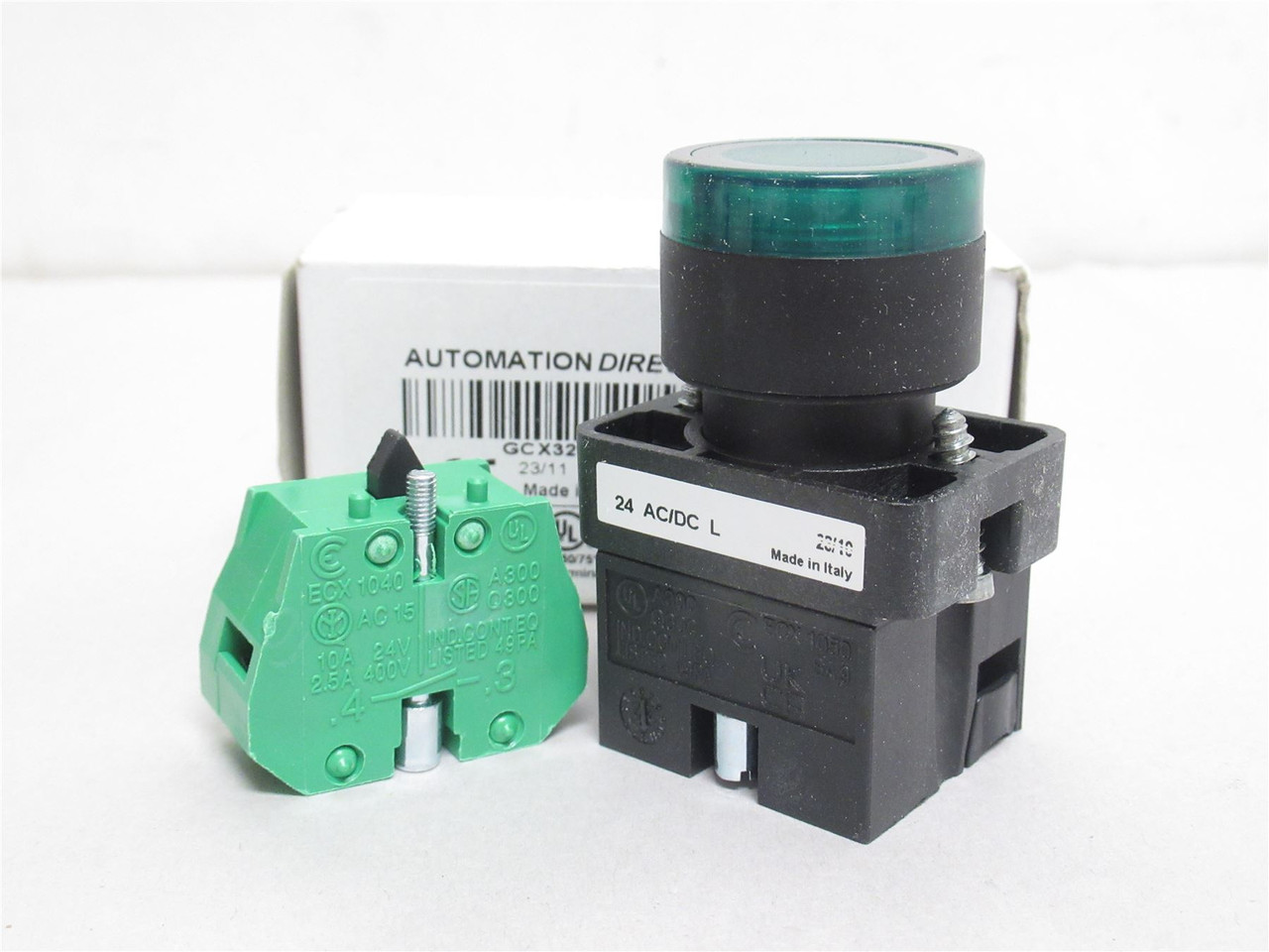 Automation Direct GRG-R08-P17-S04-B; illumin Green Pushbutton