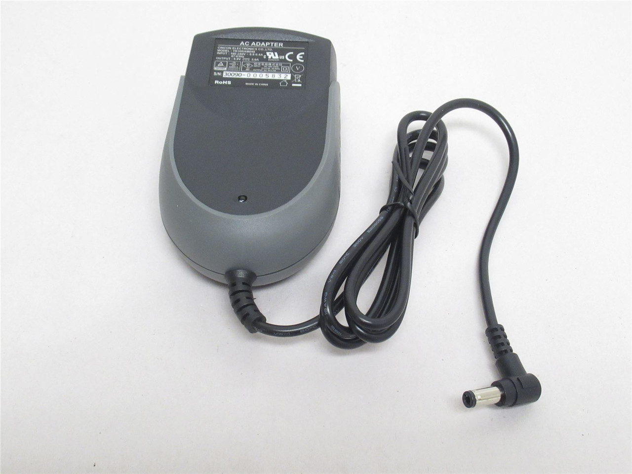 Cincon TR30RAM090-02E02-GY-BK ; Wall Mount AC Adapter; 9VDC
