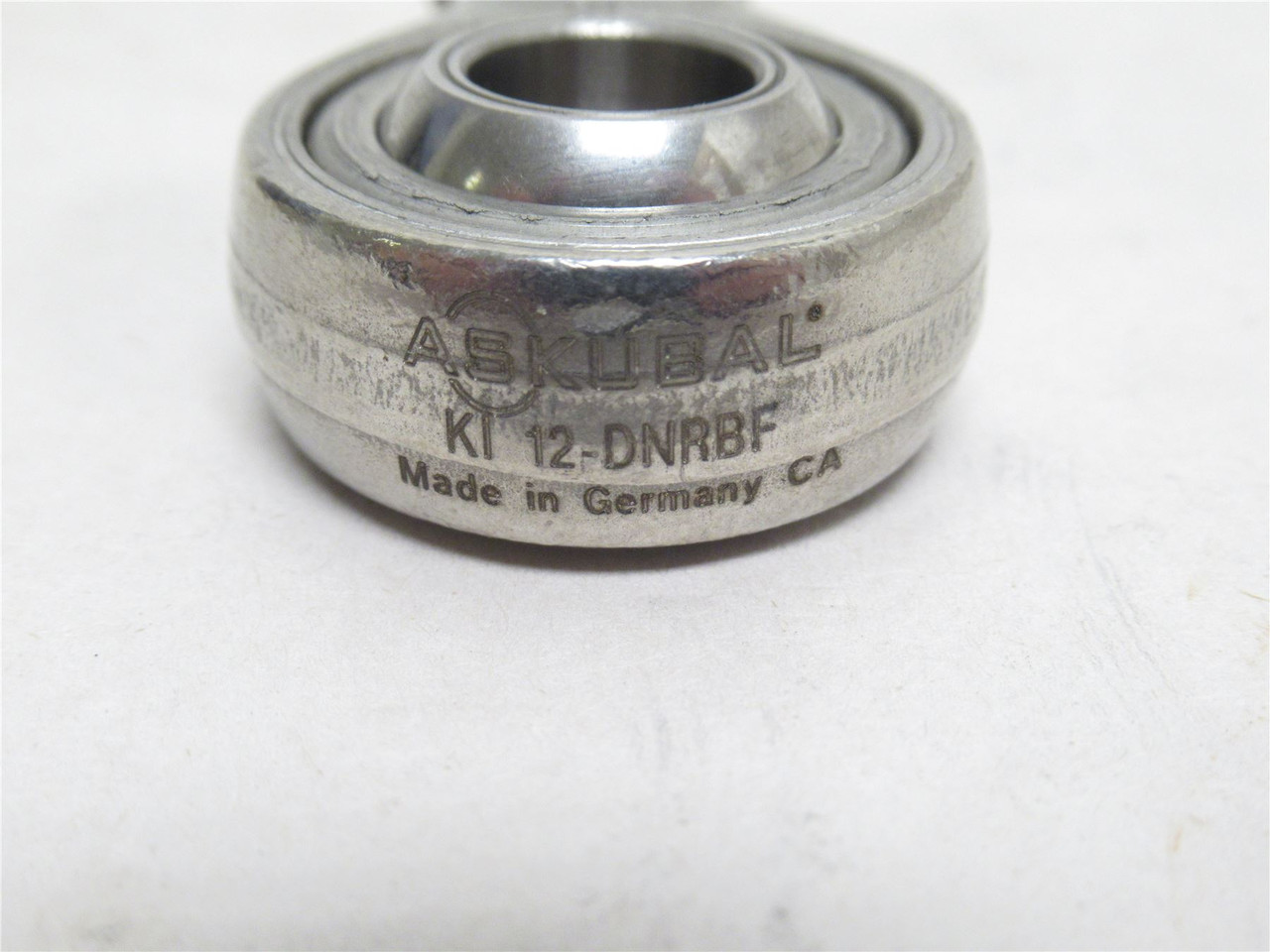 Askubal KI 12-DNRBF; Rod End Bearing; SS; 12mmID; RH