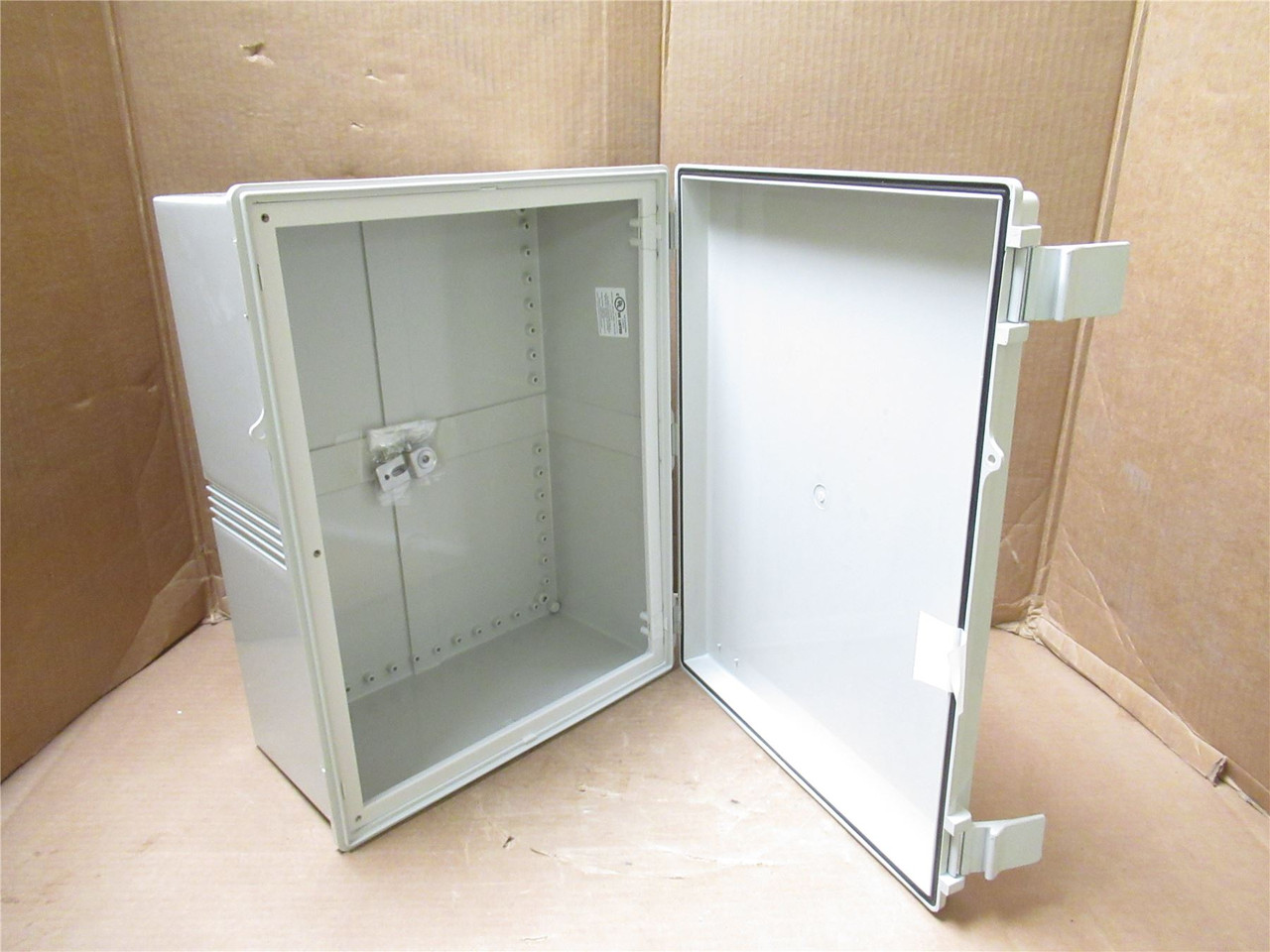 BUD NBB-10253; Plastic Enclosure 19.2" x 14.6" x 7.9" NEMA 4X
