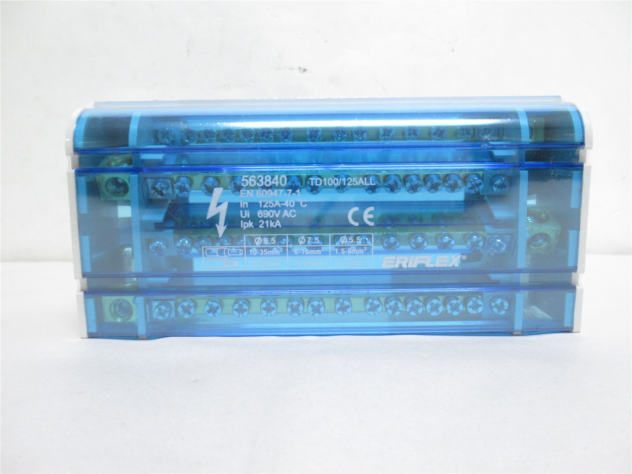 nVent TD-100-125ALL; Distribution Block; 4 Pole; 100/125 Amps
