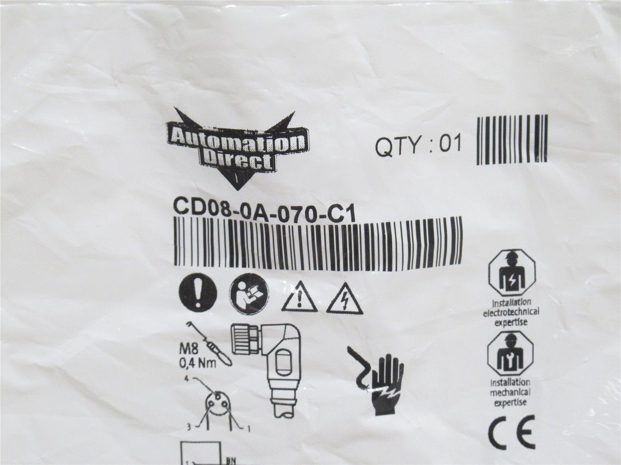 Automation Direct CD08-0A-070-C1; Connection Cable; 23' Long