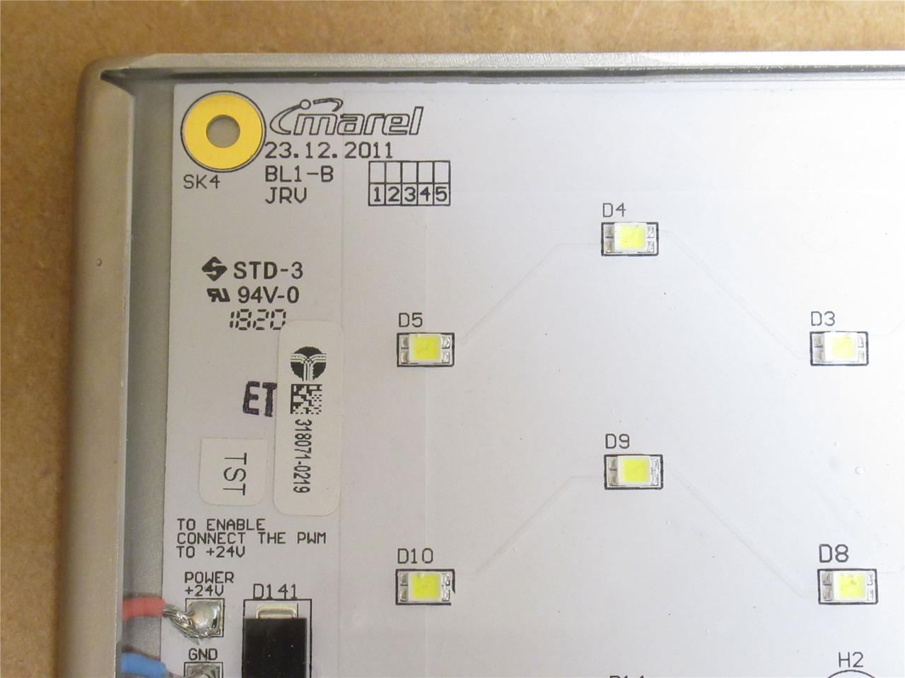 Marel 400006816; LED Backlight Unit; 16-7/8" Long x 7-3/8" W