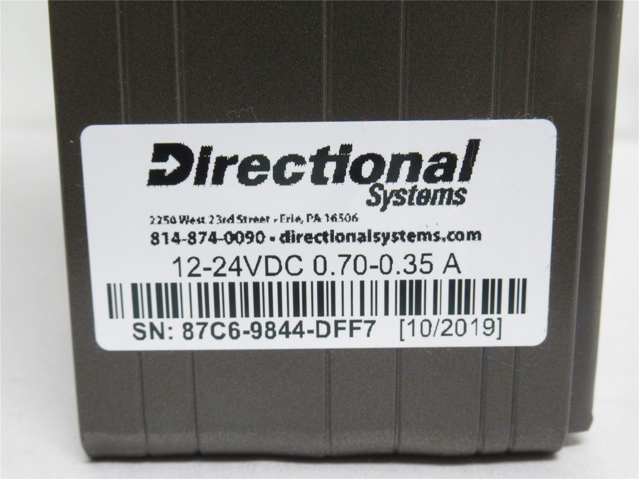 Directional Systems SBL1212R-A194; LED Sign; Test In Progress