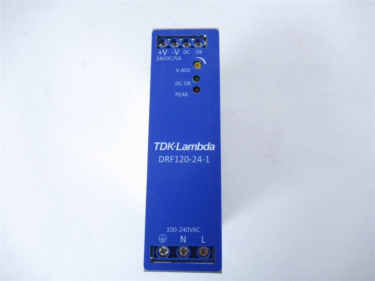 TDK  Lambda DRF120-24-1; Power Supply IN-120VAC; OUT-24VDC