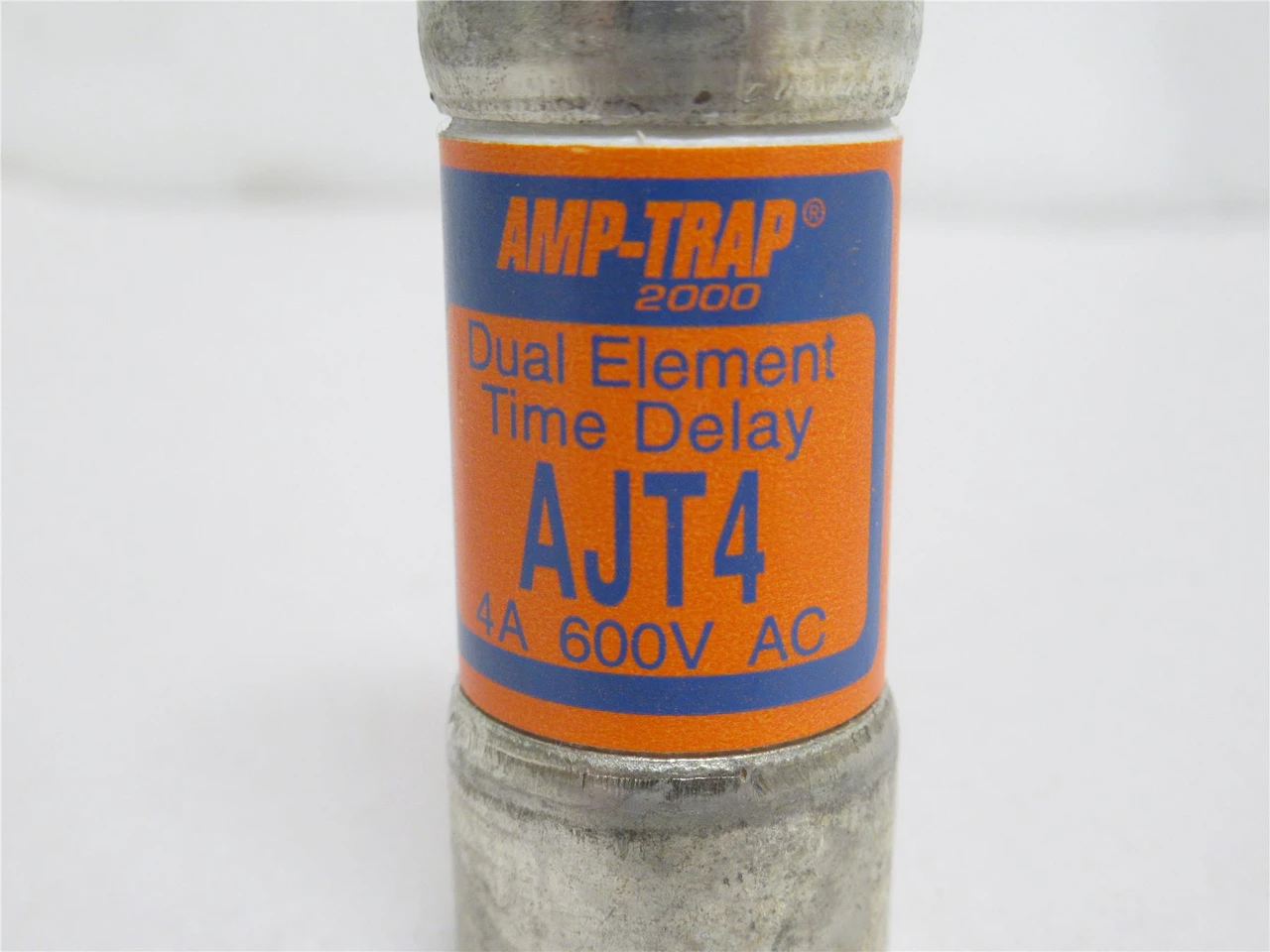 Ferraz AJT4; Dual Element Time Delay Fuse; 4A; 600VAC