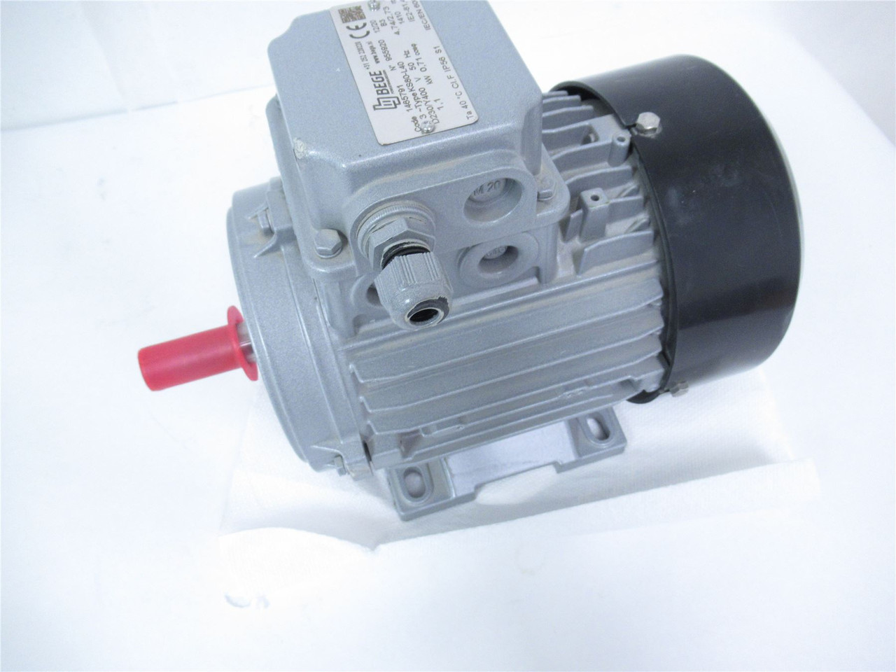 Bege KS80-L40; Motor 1.5HP D230/Y400V 50Hz 1410RPM