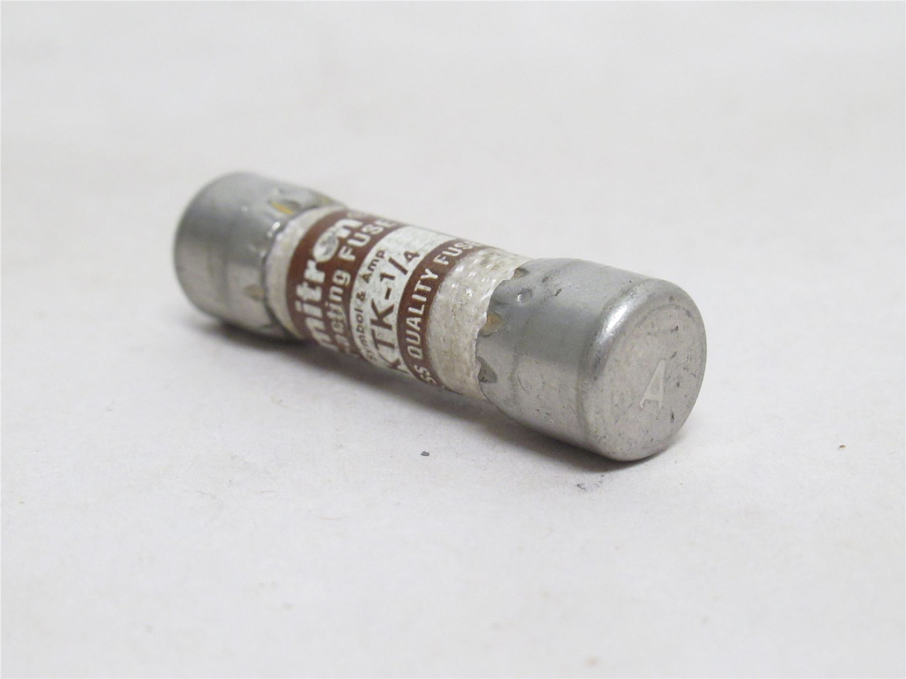 Bussmann KTK-1/4; Fast Acting Midget Fuse; 1/4A; 600VAC