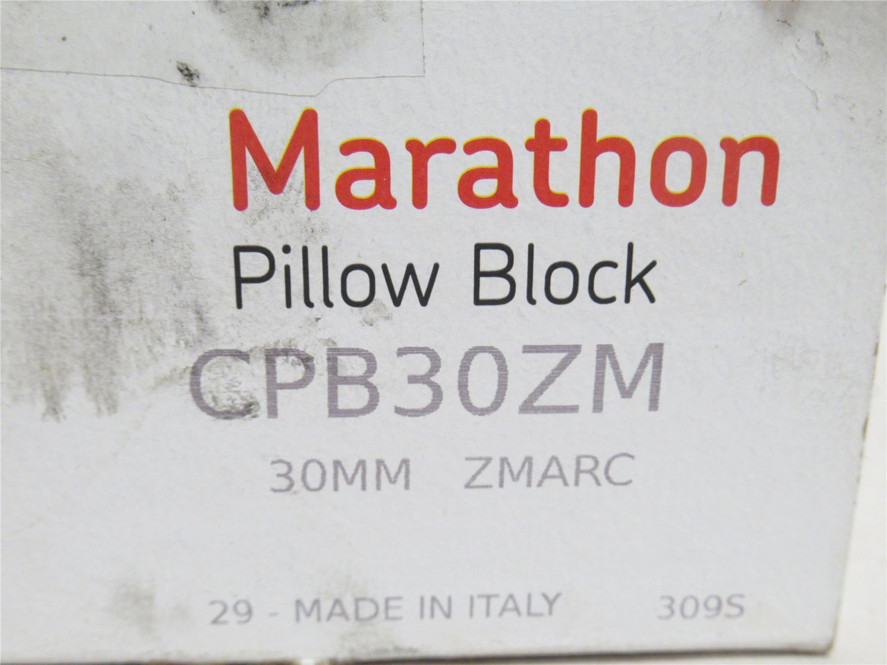 MRC CPB30ZM; Marathon Pillow Block Bearing; 30mmID; 2-Bolt