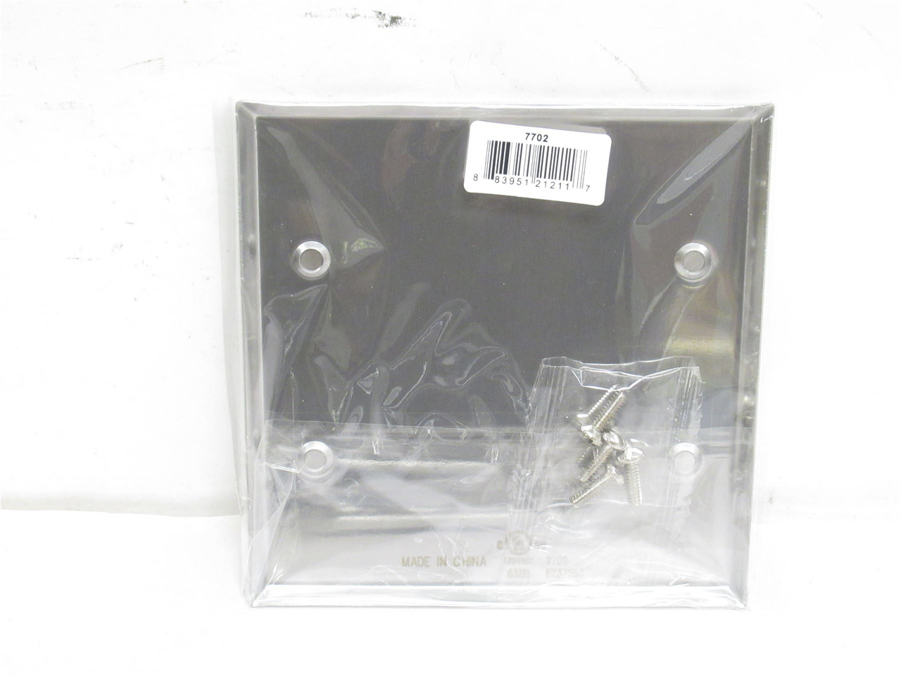 Enerlites 7702-10P-UU; Box-10; Blank Wall Plate Covers; SS