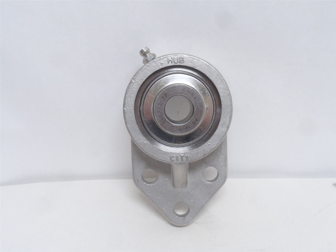 Hub City FR250STWX5/8L; Flange Bearing; SS; 3-Bolt; 5/8"ID