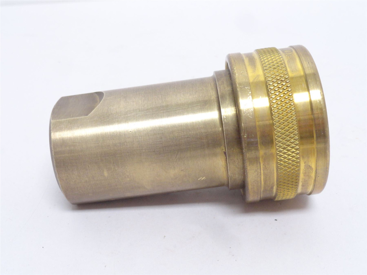 Foster H8B; Brass Two-Way Shut-off Socket; Size: 1"QD x 1NPT