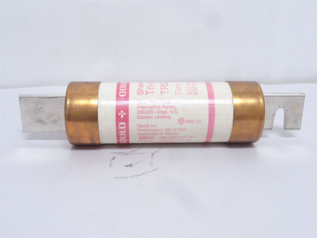 Gould TRS250R; Time Delay Fuse 250A; 600VAC/DC