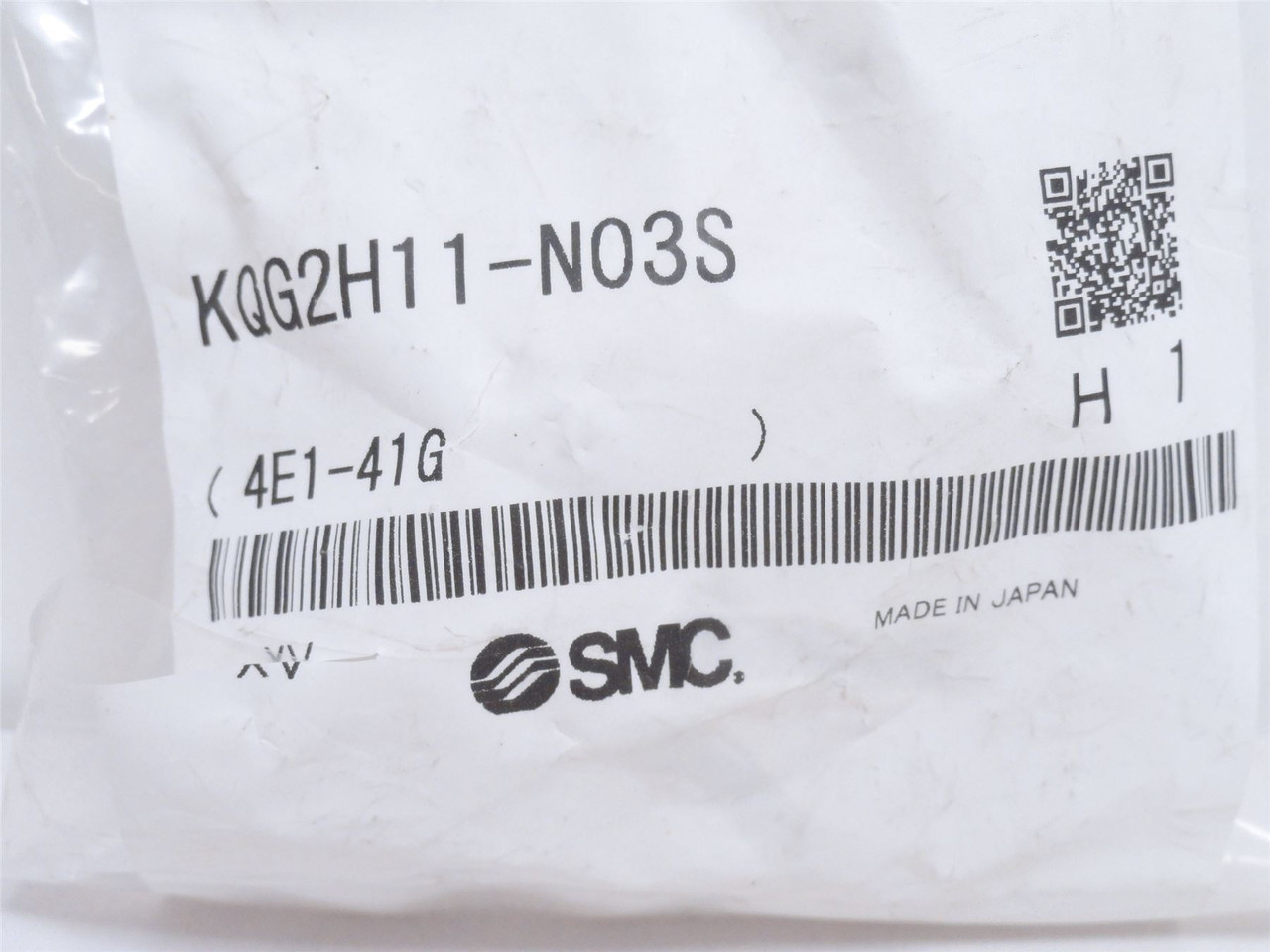 SMC KQG2H11-N03S; Union Fitting; SS; 3/8"PTC x 3/8NPT