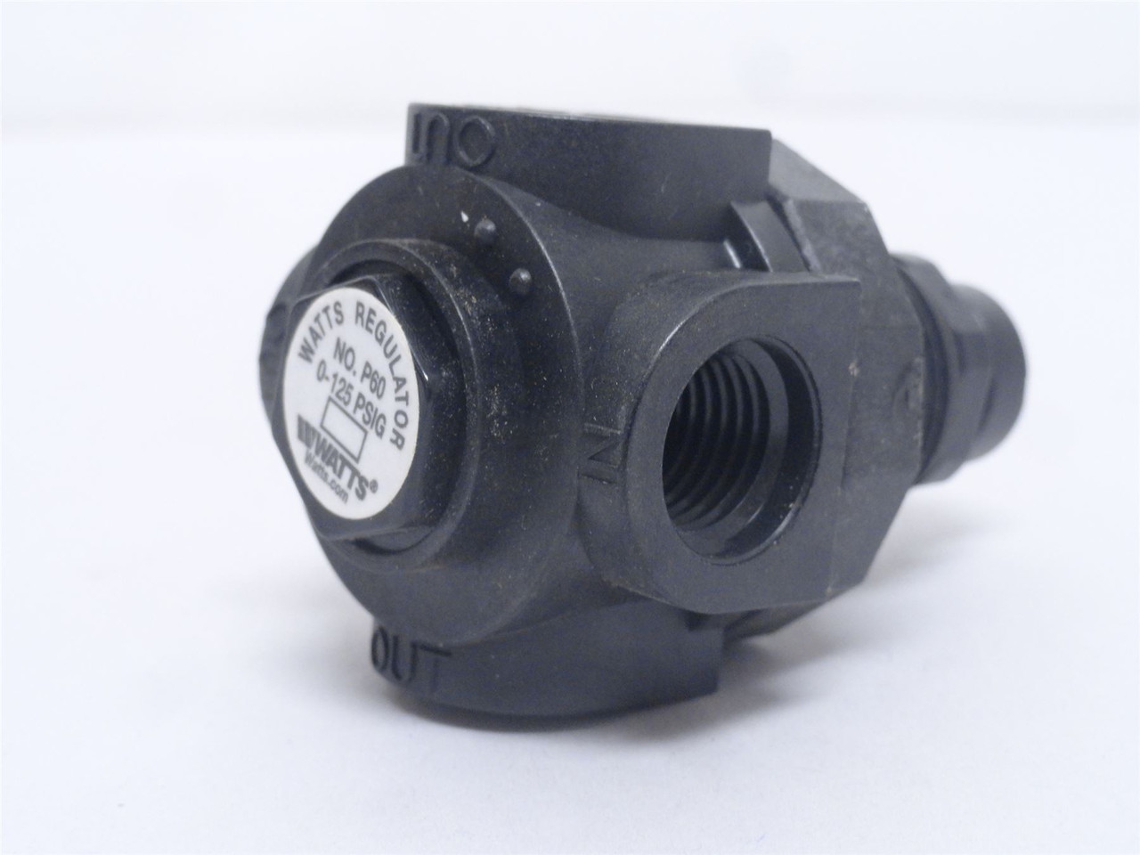 Watts P60; Pressure Regulator; 0-125PSIG; 1/4NPT