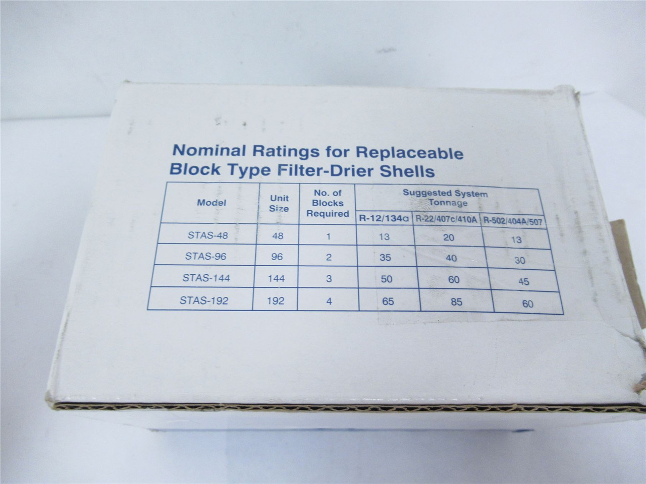 Emerson S-48; HVAC Filter Drier Core